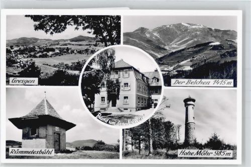 Gresgen Gasthaus, Pension zum Löwen, Belchen, Hohe Möhr, Rümmelsbühl, Ortsansicht
