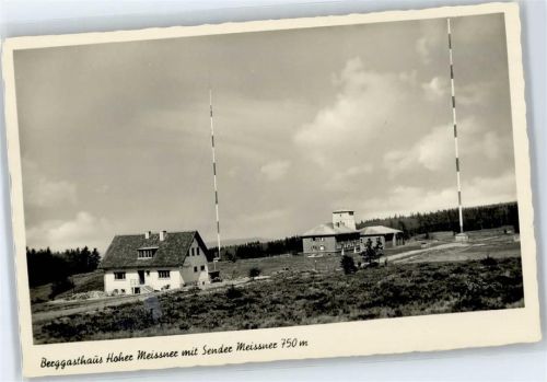 37235 W3436 Hausen , Kr Witzenhausen - Berggasthaus Hoher Meissner, Sender Meissner
