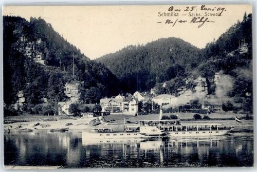 01814 O8320 Schmilka - Schiff