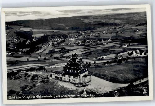 Neuhausen Fliegeraufnahme, Berghaus Schwartenberg