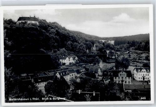 Waltershausen Blick auf den Burgberg