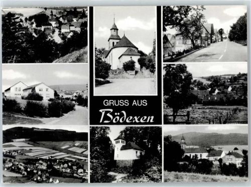 Bödexen Kirche, Teilansicht, Ortspartie