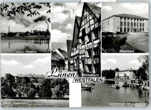 Lünen Zeche Viktoria, Mauerstraße, Stadtbad, Schloss, Cappenberger See