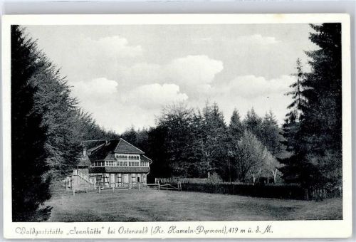 31020 W3216 Osterwald b Elze, Leine - Waldgaststätte Sennhütte