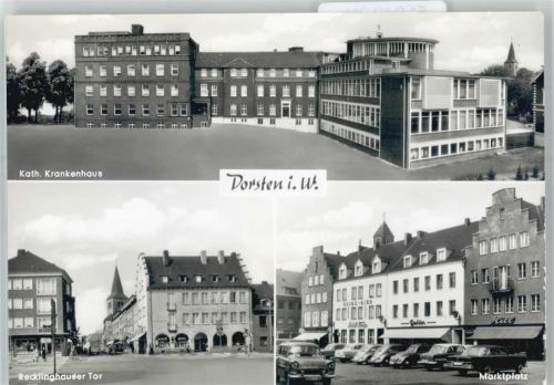 Dorsten Kath. Krankenhaus, Recklinghauser Tor, Marktplatz