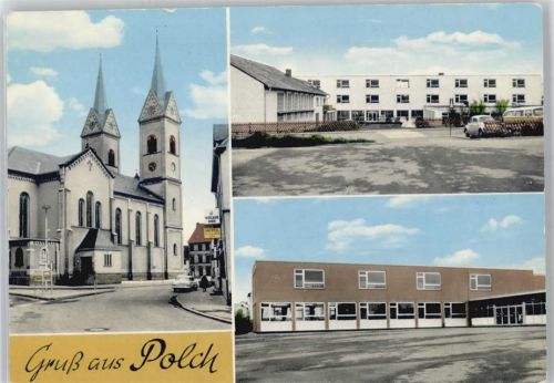 Polch Kirche, Ortsansicht, Mehrzweckgebäude