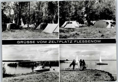 Flessenow Zeltplatz, Tretboot