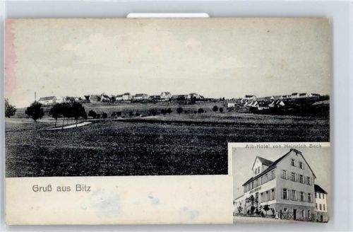 Bitz Kirch, Ortsansicht, Alb Hotel Beck