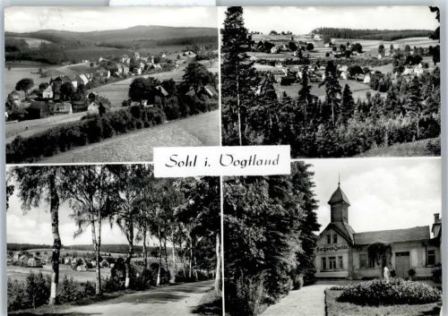 08645 O9931 Sohl b Adorf, Vogtl - Gesamtansicht, Sachsen-Quelle