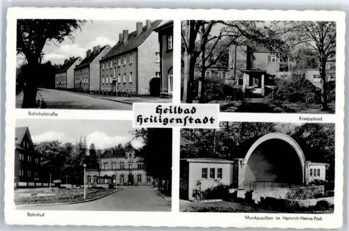 Heilbad Heiligenstadt Bahnhofstraße, Kneippbad, Bahnhof, Musikpavillon