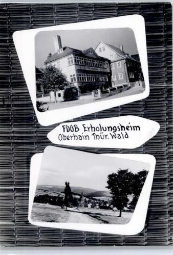 07426 O6821 Oberhain - FDGB Erholungsheim, Teilansicht