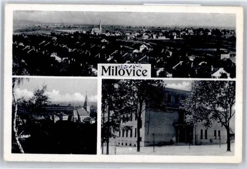 Milovice Gesamtansicht, Kirche