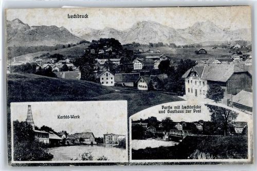 86983 W8923 Lechbruck - Karbid Werk , Gasthaus zur Post