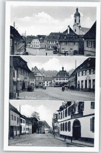 Riegel Ortspartie, Rathaus, Hauptstraße