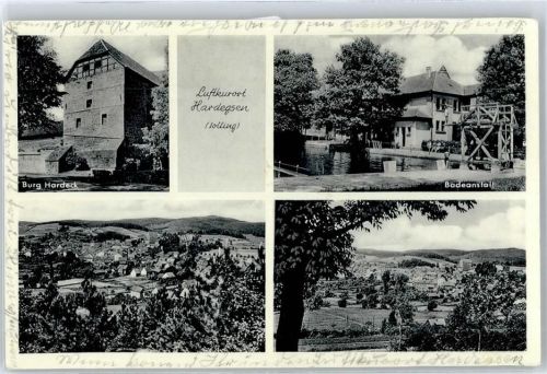 Hardegsen Burg Hardeck, Badeanstalt, Gesamtansicht