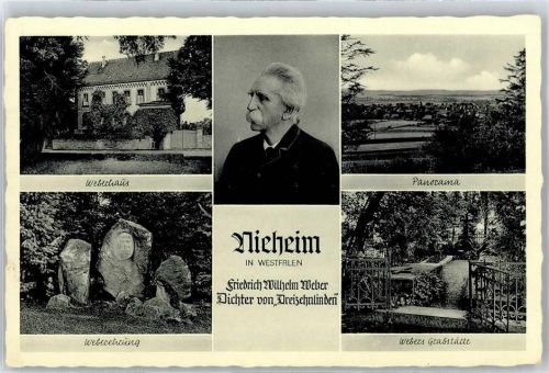 Nieheim Weberhaus, Weberehrung, Gesamtansicht, Webers Grabstätte
