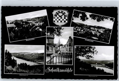 Schalksmühle Gesamtansicht, Glörtalsperre, Ortsmitte