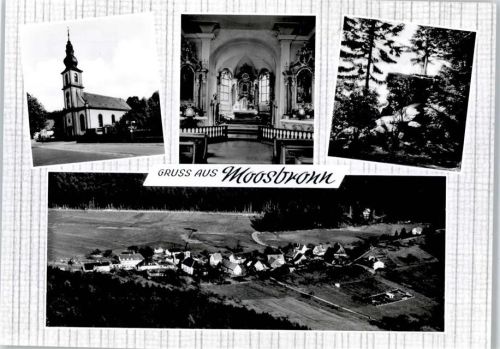 76571 W7560 Moosbronn - Kirche, Teilansicht