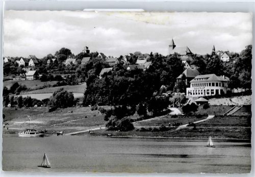 59846 W5768 Langscheid , Sorpesee - Teilansicht