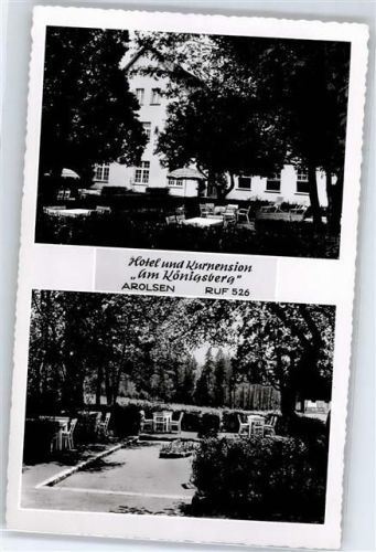 34454 W3548 Arolsen - Hotel Um Königsberg