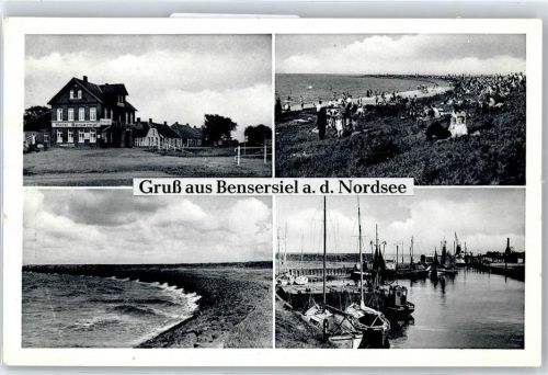 Bensersiel Gasthaus Brennerhof, Hafen, Strand
