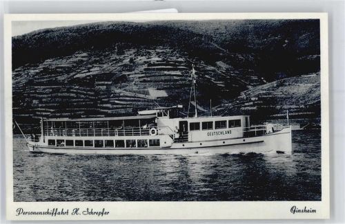 Ginsheim-Gustavsburg Personenschifffahrt H. Schrepfer, MS Deutschland