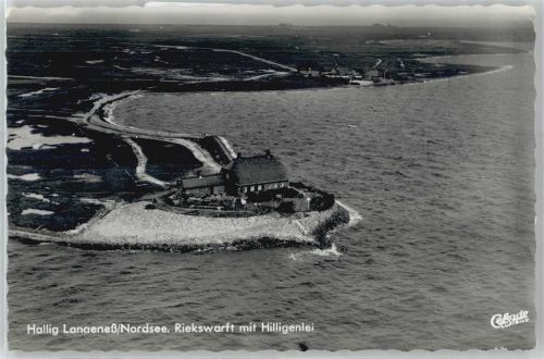 Langeneß Fliegeraufnahme, Riekswarft mit Hilligenlei