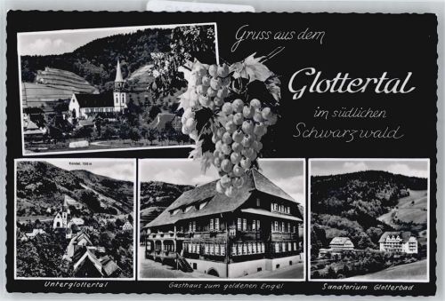 Unterglottertal Gasthaus zum goldenen Engel, Sanatorium Glotterbad