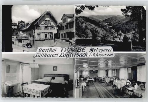 78730 W7233 Lauterbach , Schwarzw - Gasthof, Metzgerei Traube