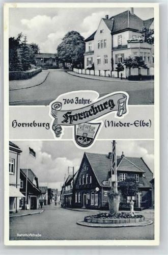 Horneburg Bahnhofstraße, Wappen, 700 Jahre