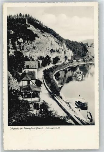 Steinmühle Oberweser-Dampfschifffahrt