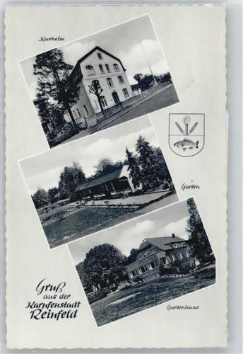 23858 W2067 Reinfeld (Holstein) Gebrauchsspuren Kurheim, Wappen