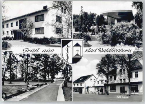 Bad Waldliesborn Haus am Park, Konzertpavillon, Wappen, Café Deimel, Alte Soleleitung