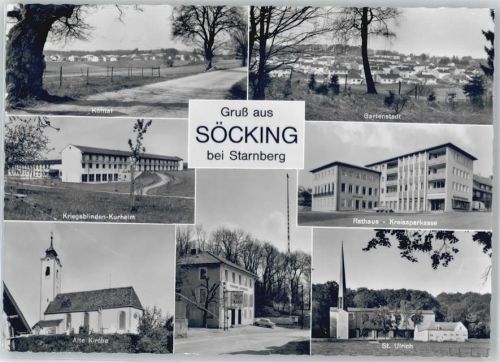 82319 W8130 Söcking , Kr Starnberg - Sparkasse , Blindenheim