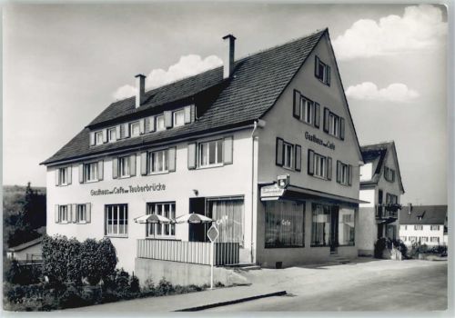 Creglingen Gasthaus Cafe z. Tauberbrücke