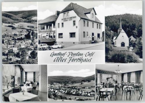 63599 W6465 Bieber , Spessart - Gasthaus Pension altes Forsthaus