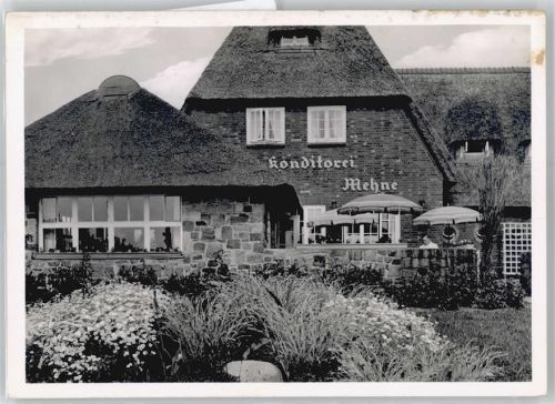 25992 W2282 List , Sylt - Konditorei Mehne