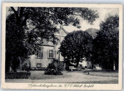 33428 W4834 Rheda Gebrauchsspuren Müttererholungsheim der NSV Schloß Bosfeld