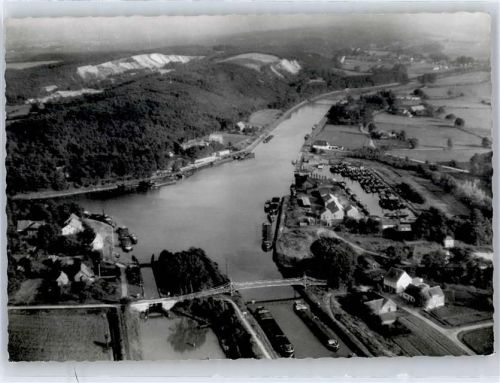 Bergeshövede Fliegeraufnahme, Kanaldreieck, Hafen