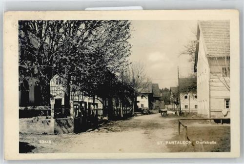 Saint-Pantaleon Dorfstrasse , Foto-Karte
