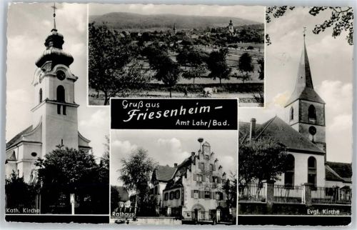 77948 W7632 Friesenheim , Baden - Kirchen , Rathaus