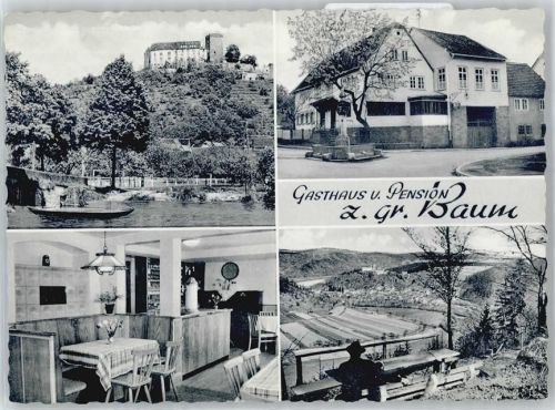 Gamburg Gasthaus Pension zum grünen Baum