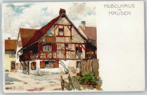 Hausen Hebelhaus, Sign. K. Mutter