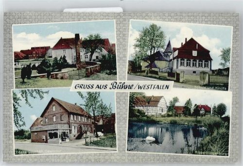 Bühne Ehrenmal, Schule, Kirche, Ribberklingenburg, Edeka-Geschäft Dewenter