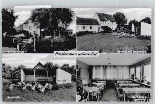 Wartmannsroth Pension zum grünen Tal, Pension Glück, Liegehalle