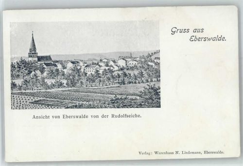 Eberswalde Blick von der Rudolfseiche