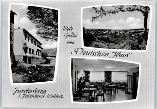 Fürstenberg Gasthaus Pension zum deutschen Haus