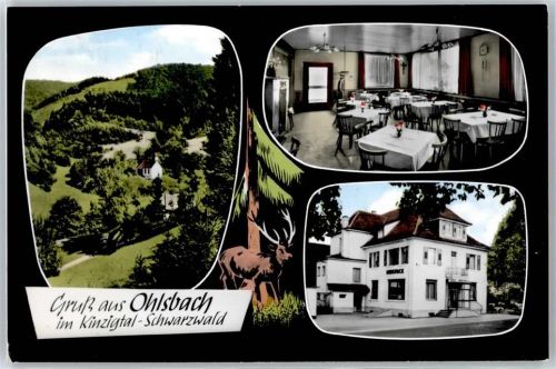 Ohlsbach Kirche, Ortsansicht, Gasthaus, Pension zum Rebstock