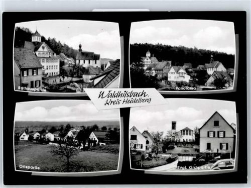 Waldhilsbach Rathaus, Panorama, Evangelische Kirche