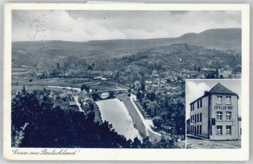 54668 W5521 Echternacherbrück Gebrauchsspuren Gasthaus Streitz, Eifeler Hof
